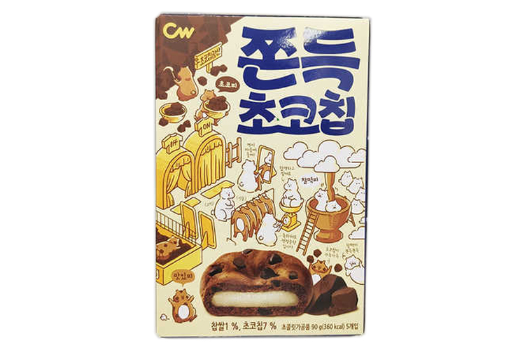 QING YOU CHOCOLATE SANDWICH MOCHI (COCOLATE) 90G